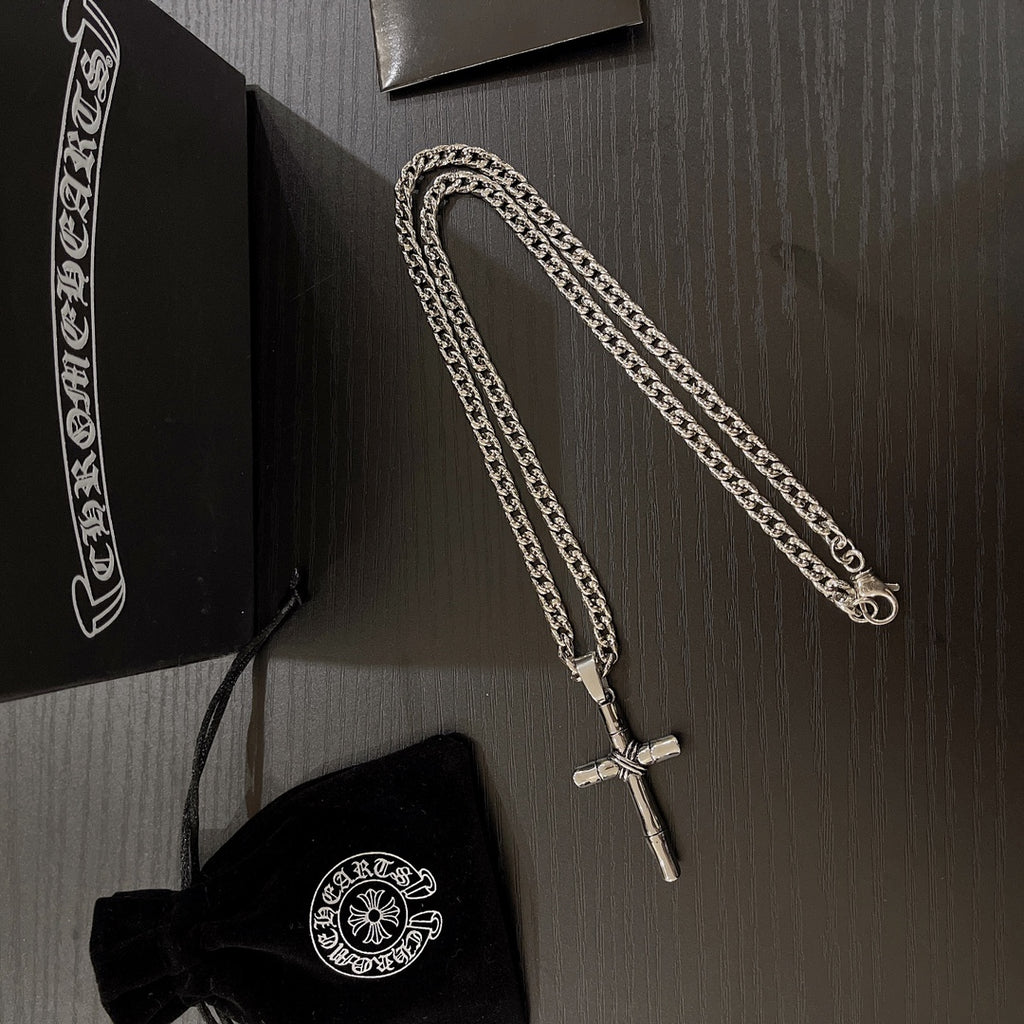Chrome Hearts Long Straight Cross Necklace - album image 8