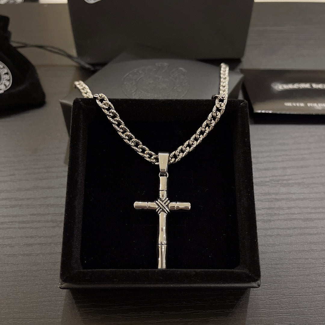 Chrome Hearts Long Straight Cross Necklace - album image 1
