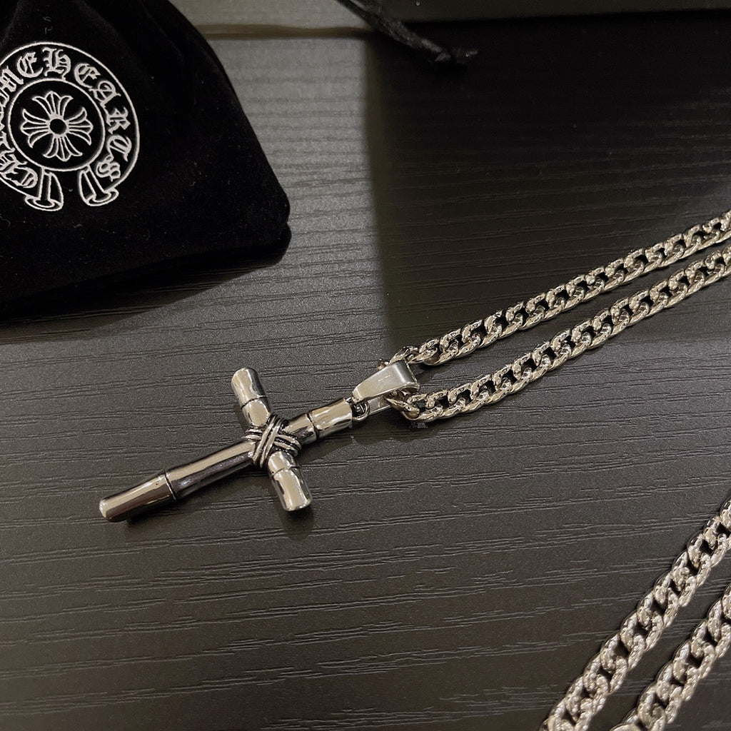 Chrome Hearts Long Straight Cross Necklace - album image 7