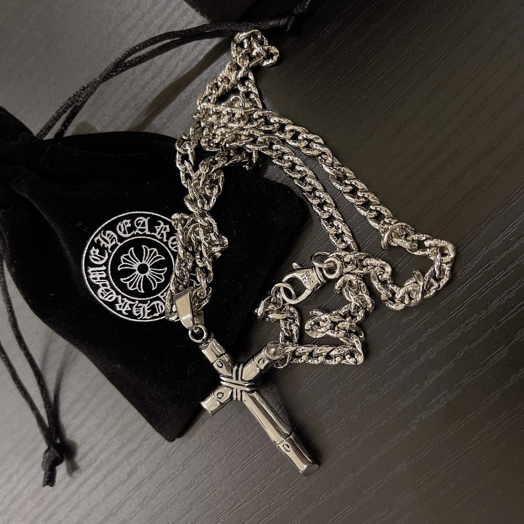 Chrome Hearts Long Straight Cross Necklace - album image 3