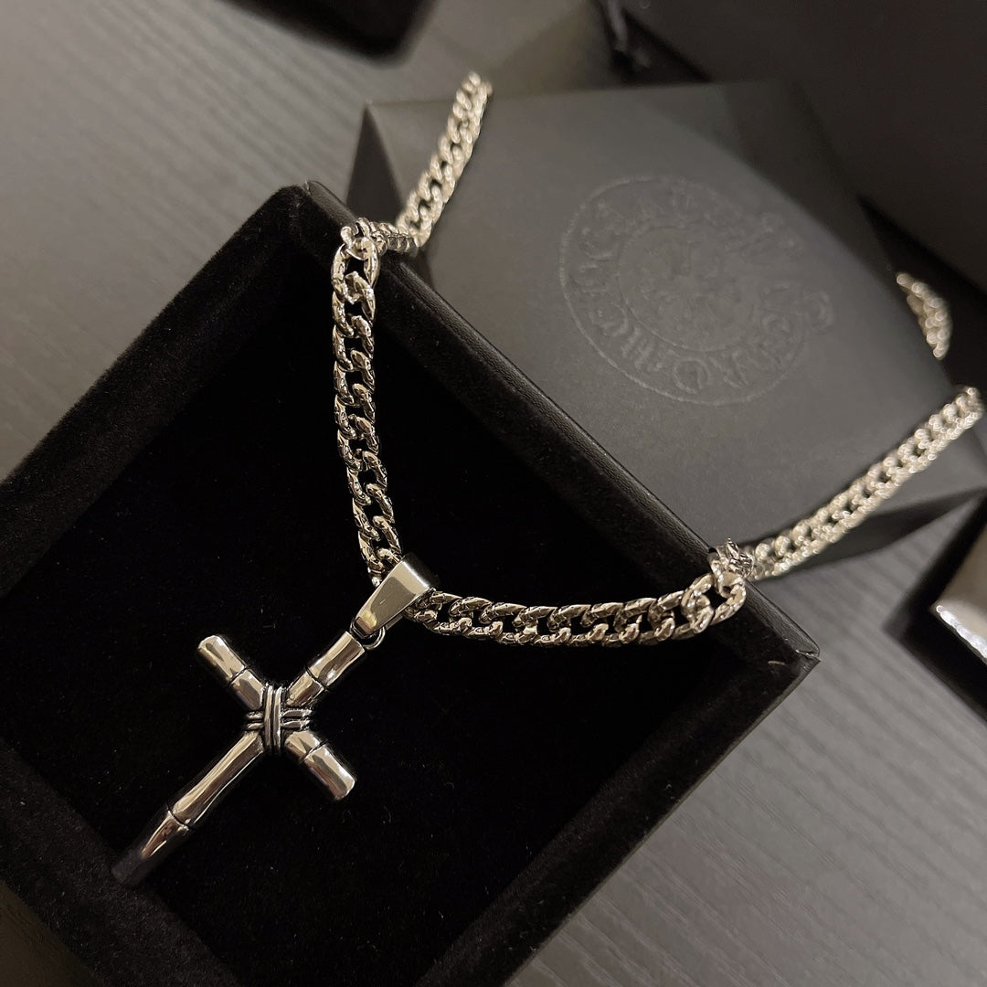 Chrome Hearts Long Straight Cross Necklace - album image 2