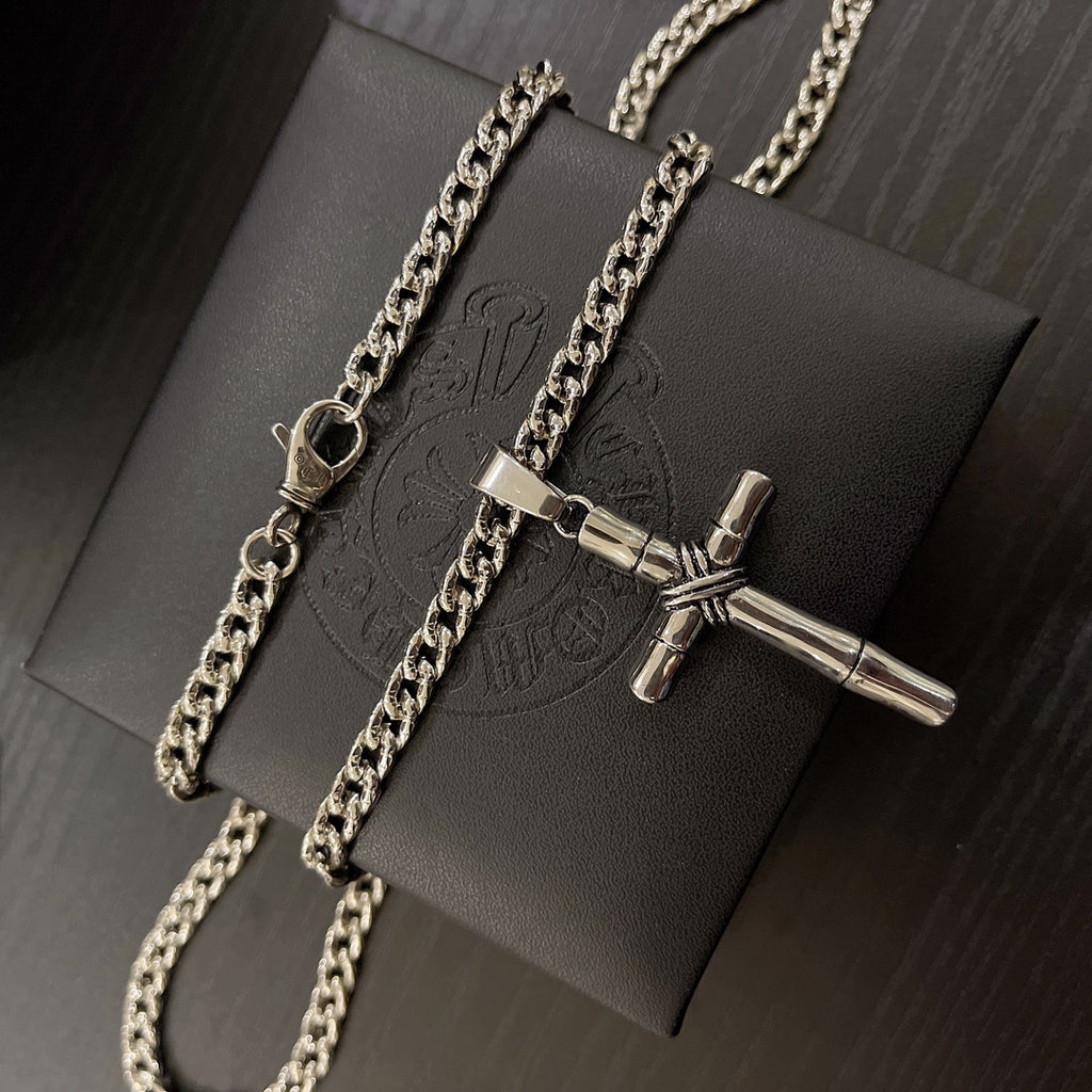Chrome Hearts Long Straight Cross Necklace - album image 4