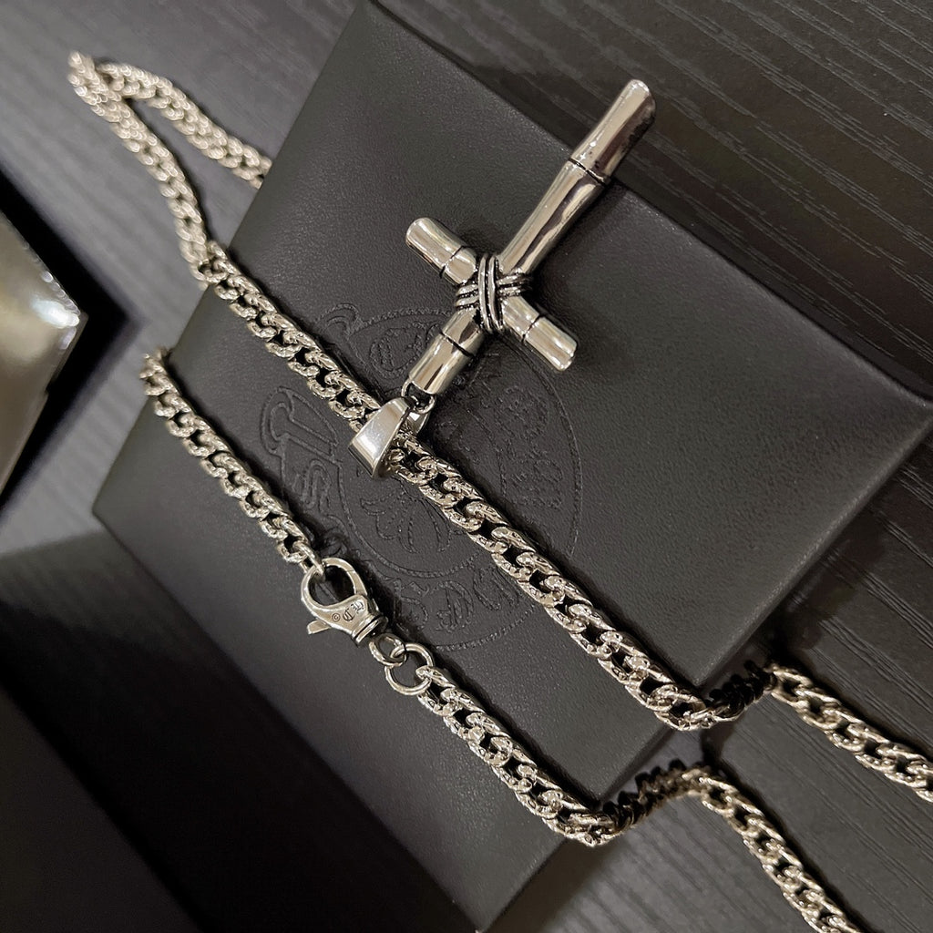 Chrome Hearts Long Straight Cross Necklace - album image 6