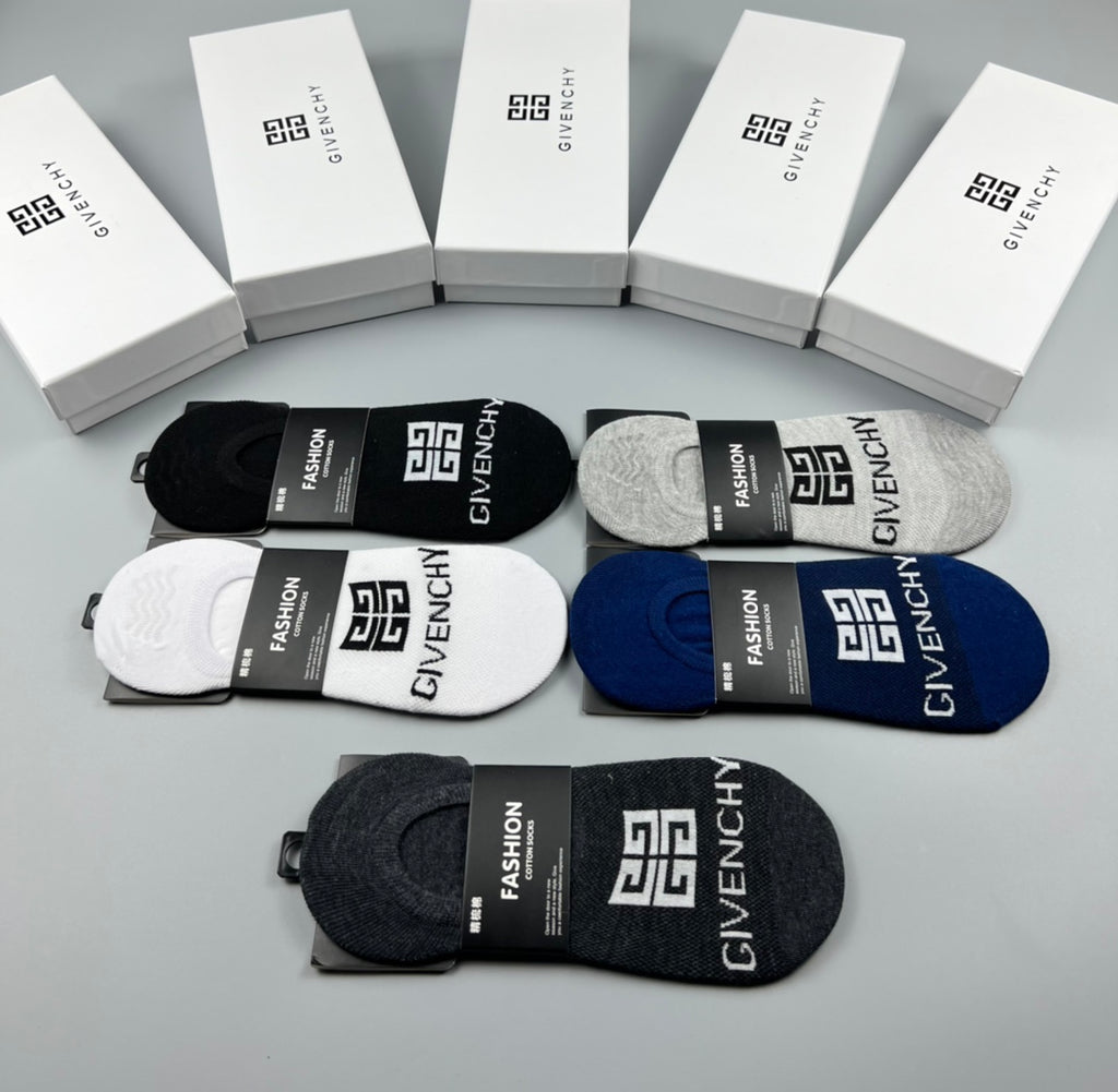 Givenchy bold letter low cut ankle socks - view 5