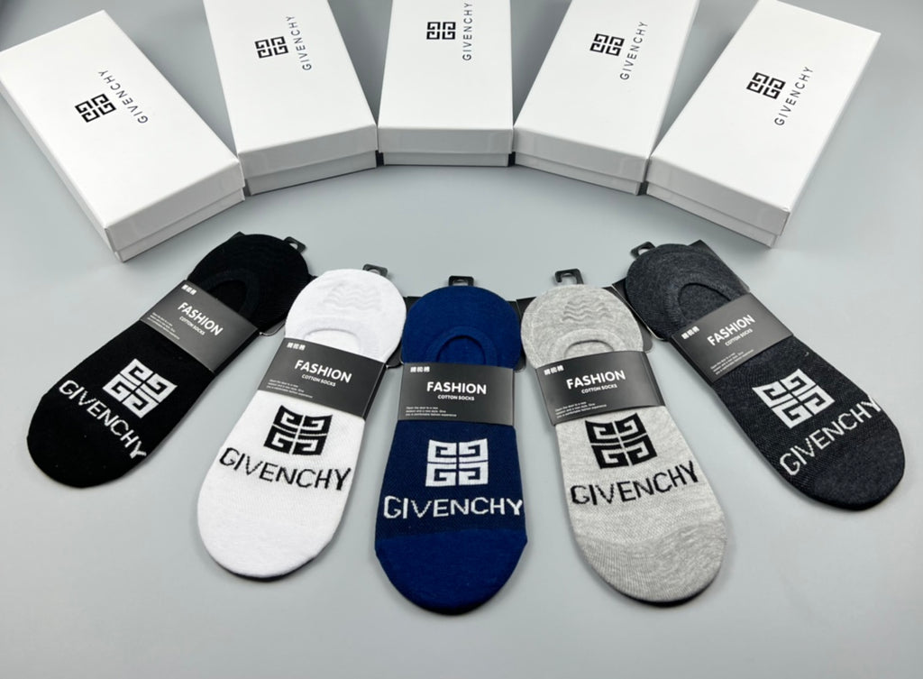 Givenchy bold letter low cut ankle socks - view 2