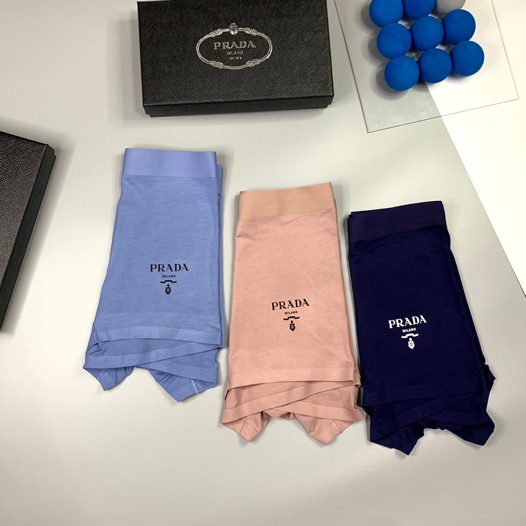 Prada small side lettering boxer briefs - view 6