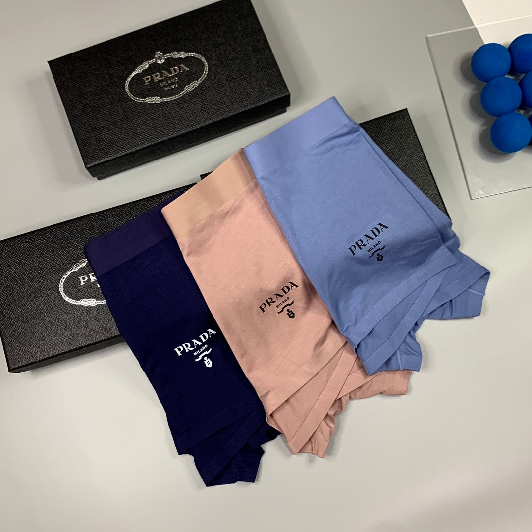 Prada small side lettering boxer briefs - view 9