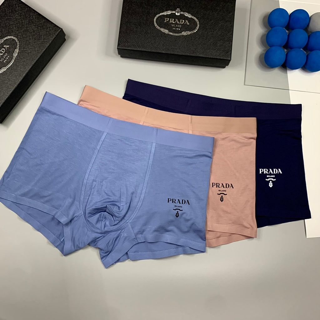 Prada small side lettering boxer briefs - view 1