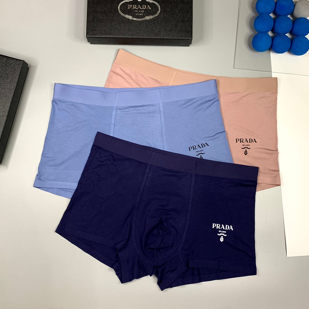 Prada small side lettering boxer briefs - view 2