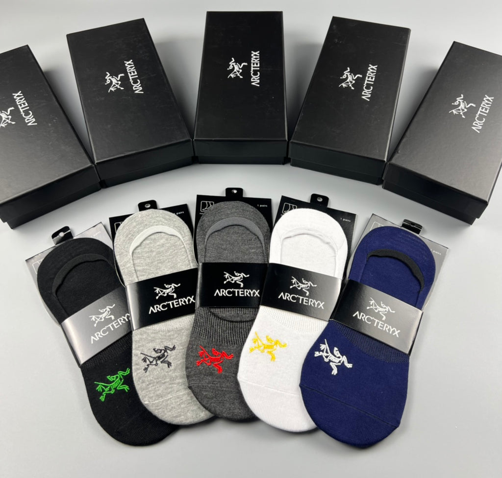 Arcteryx low cut contrast bird ankle socks - view 5