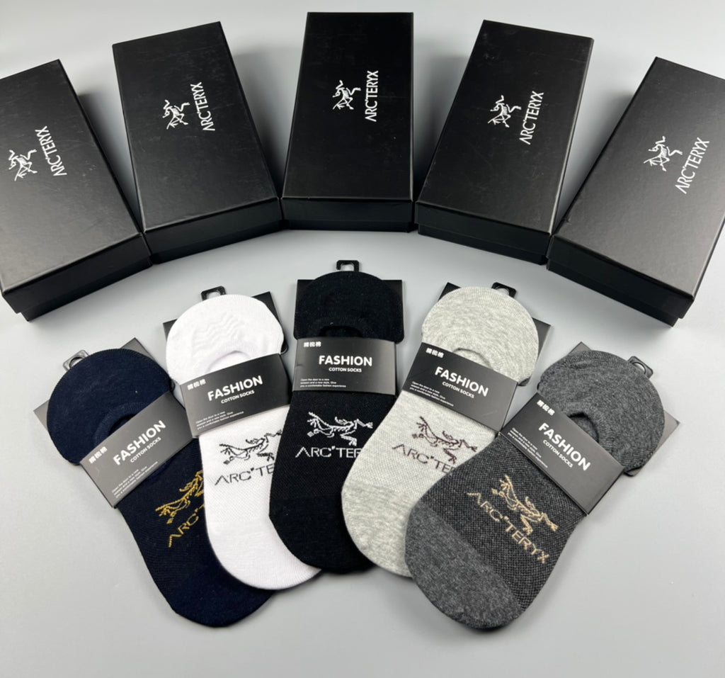 Arcteryx low cut neutral bird emblem ankle socks - view 2