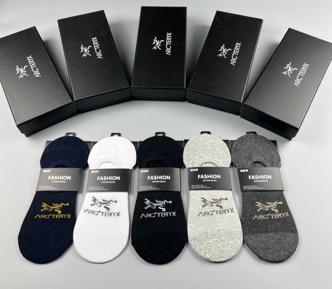 Arcteryx low cut neutral bird emblem ankle socks - view 1