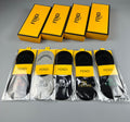 Fendi minimal ff front ankle socks - view 1