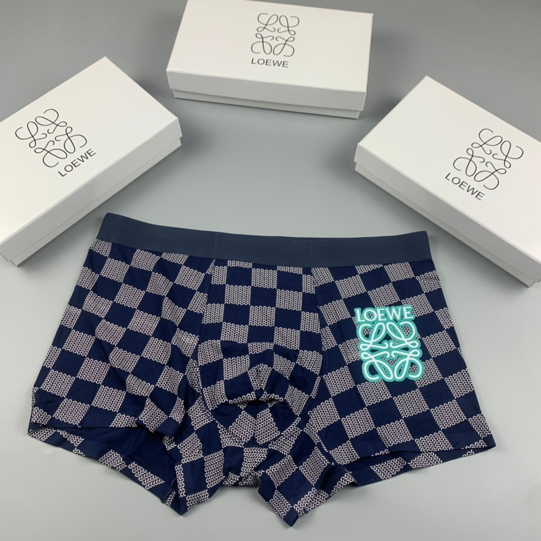 Loewe checkerboard mint anagram boxer briefs - view 2