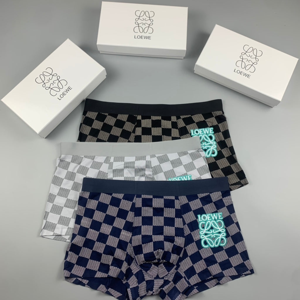 Loewe checkerboard mint anagram boxer briefs - view 6