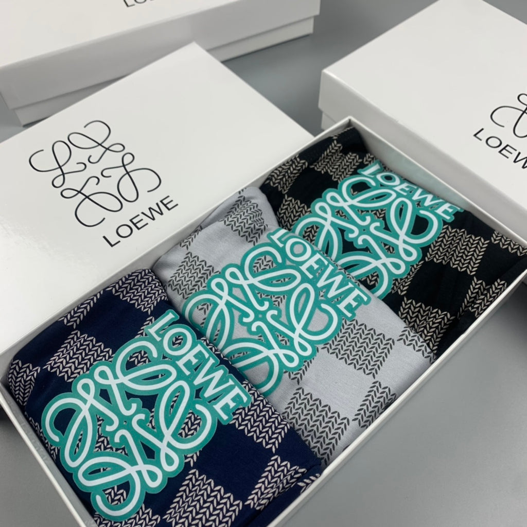 Loewe checkerboard mint anagram boxer briefs - view 9