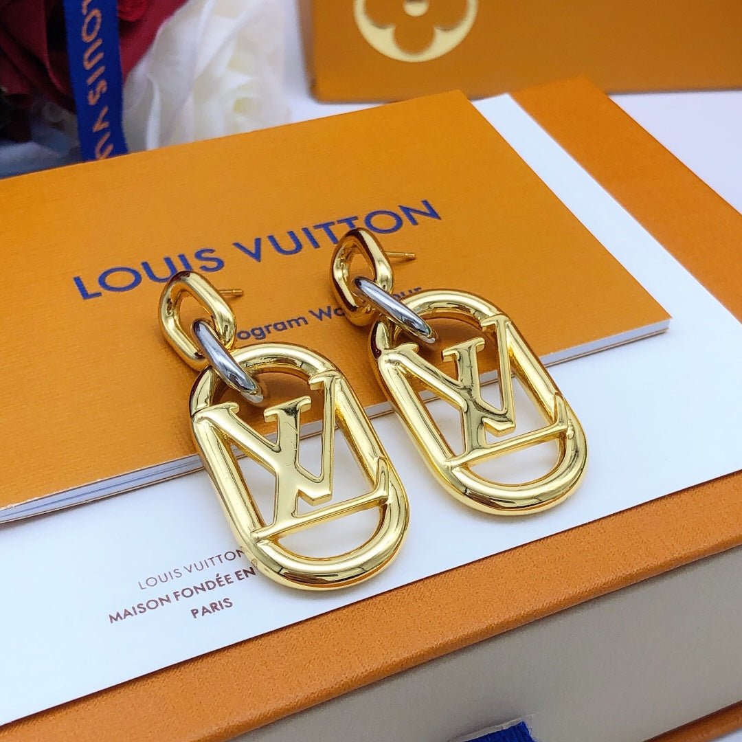 Louis Vuitton Two-Tone Tassel Polished Earrings - album image 9