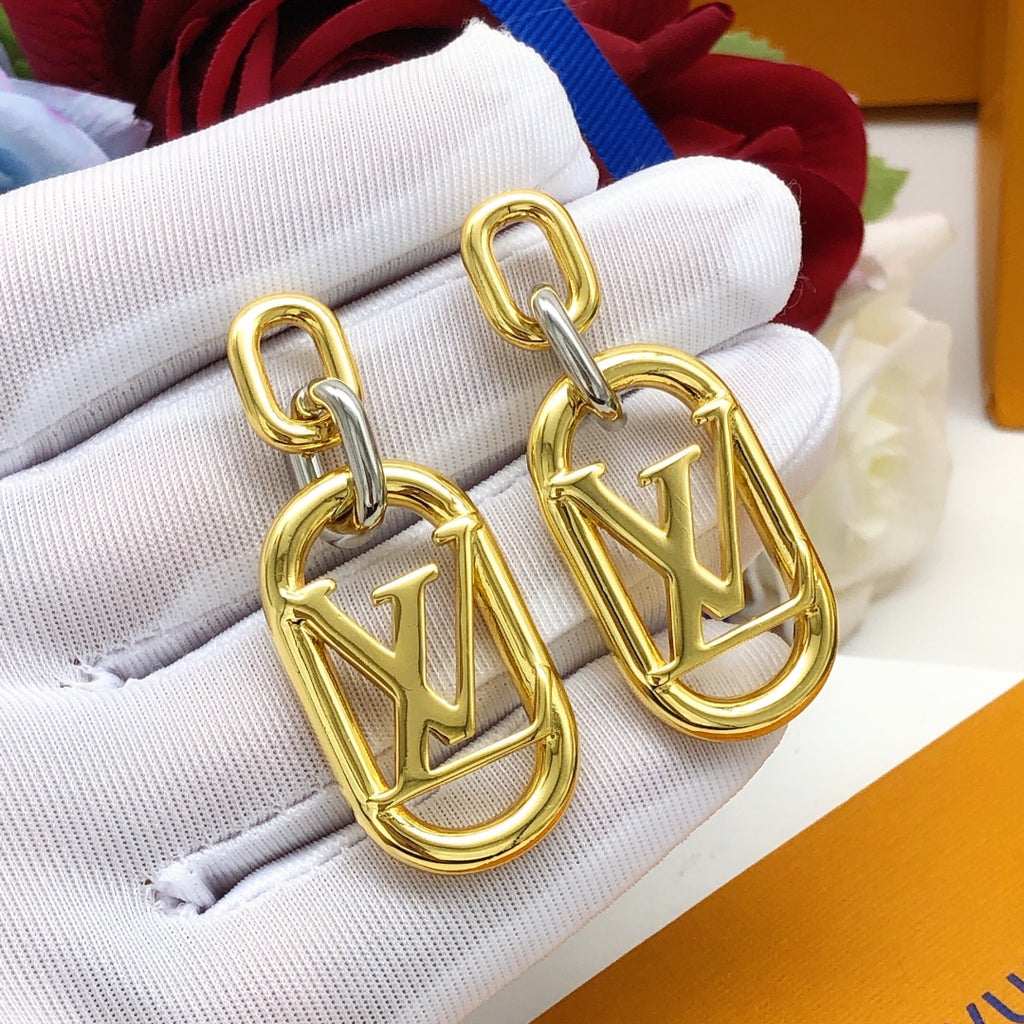 Louis Vuitton Two-Tone Tassel Polished Earrings - album image 5