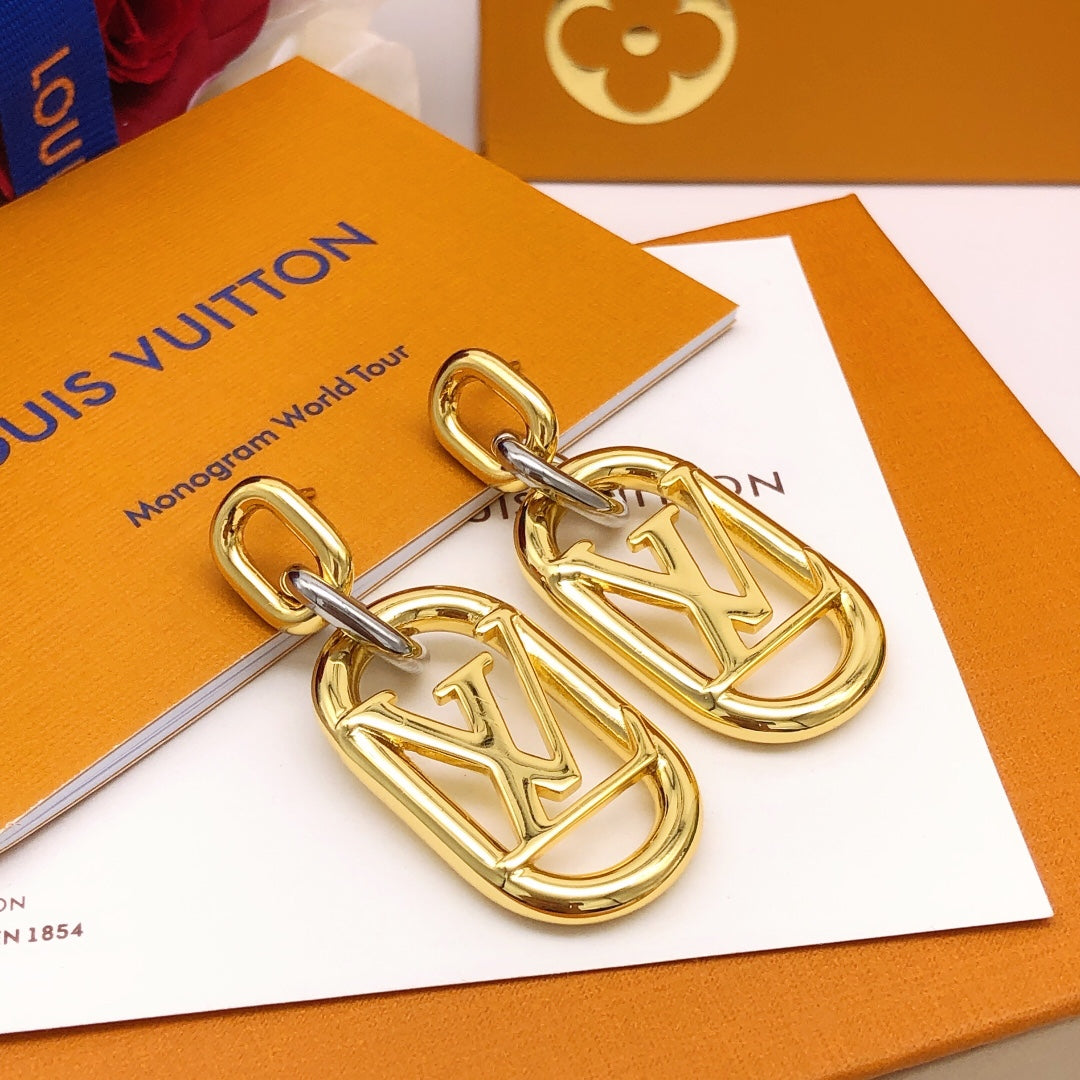 Louis Vuitton Two-Tone Tassel Polished Earrings - album image 4