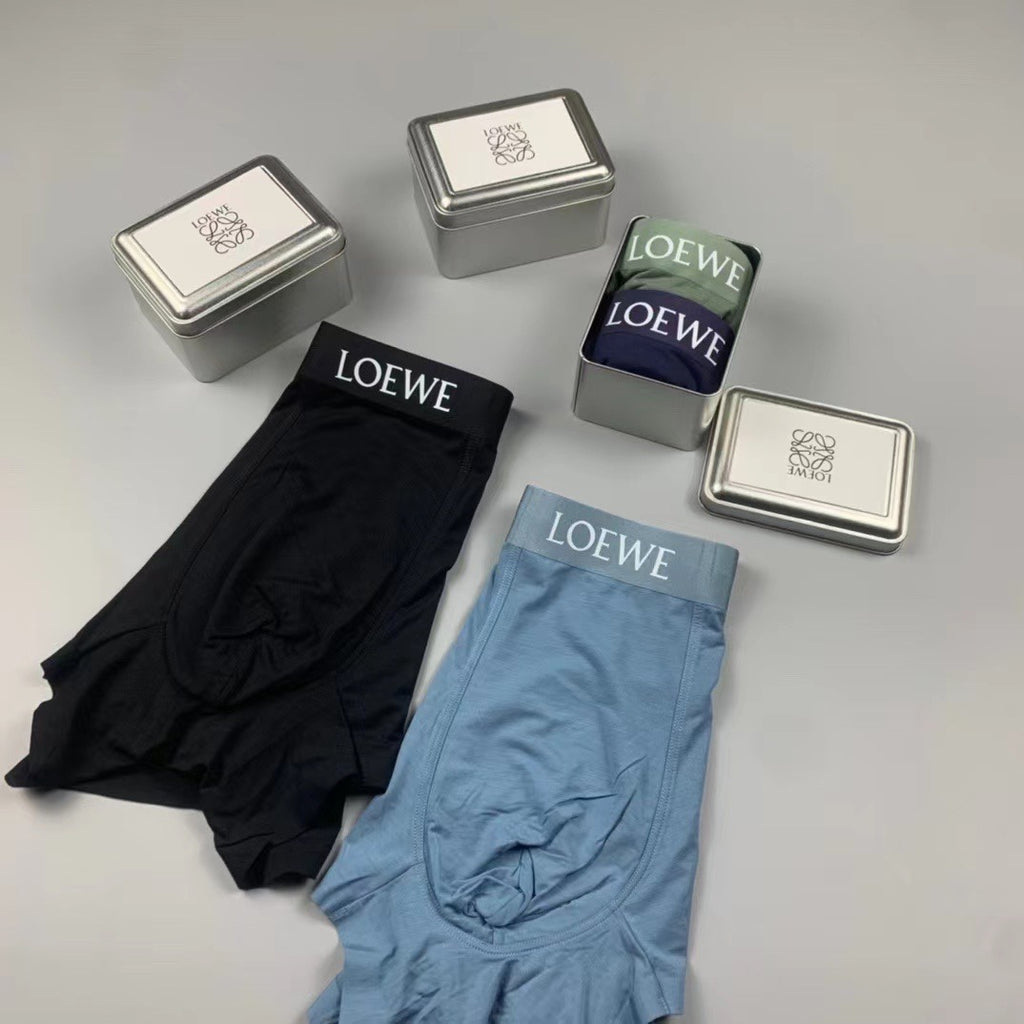 Loewe plain lettered waist boxer briefs - view 7