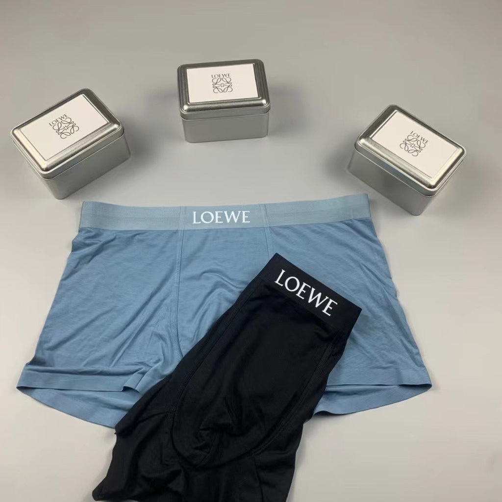 Loewe plain lettered waist boxer briefs - view 3