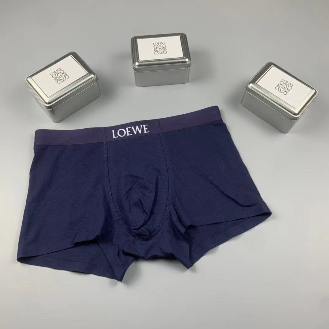 Loewe plain lettered waist boxer briefs - view 4