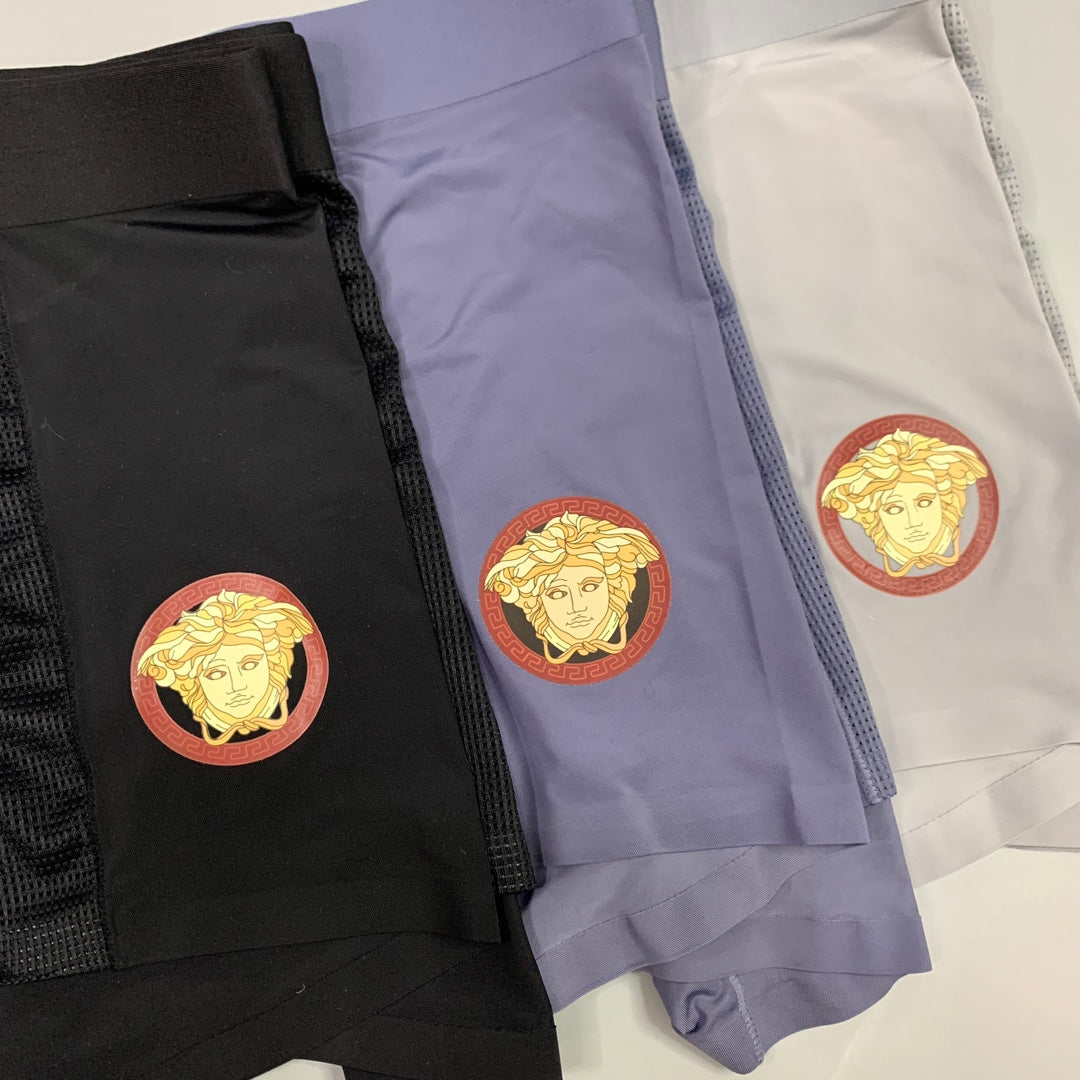 Versace gold side medallion boxer briefs - view 8