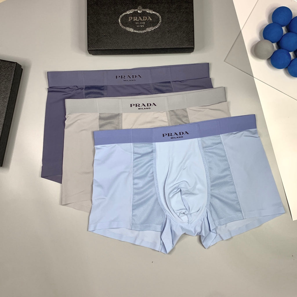 Prada color block waist boxer briefs - view 5