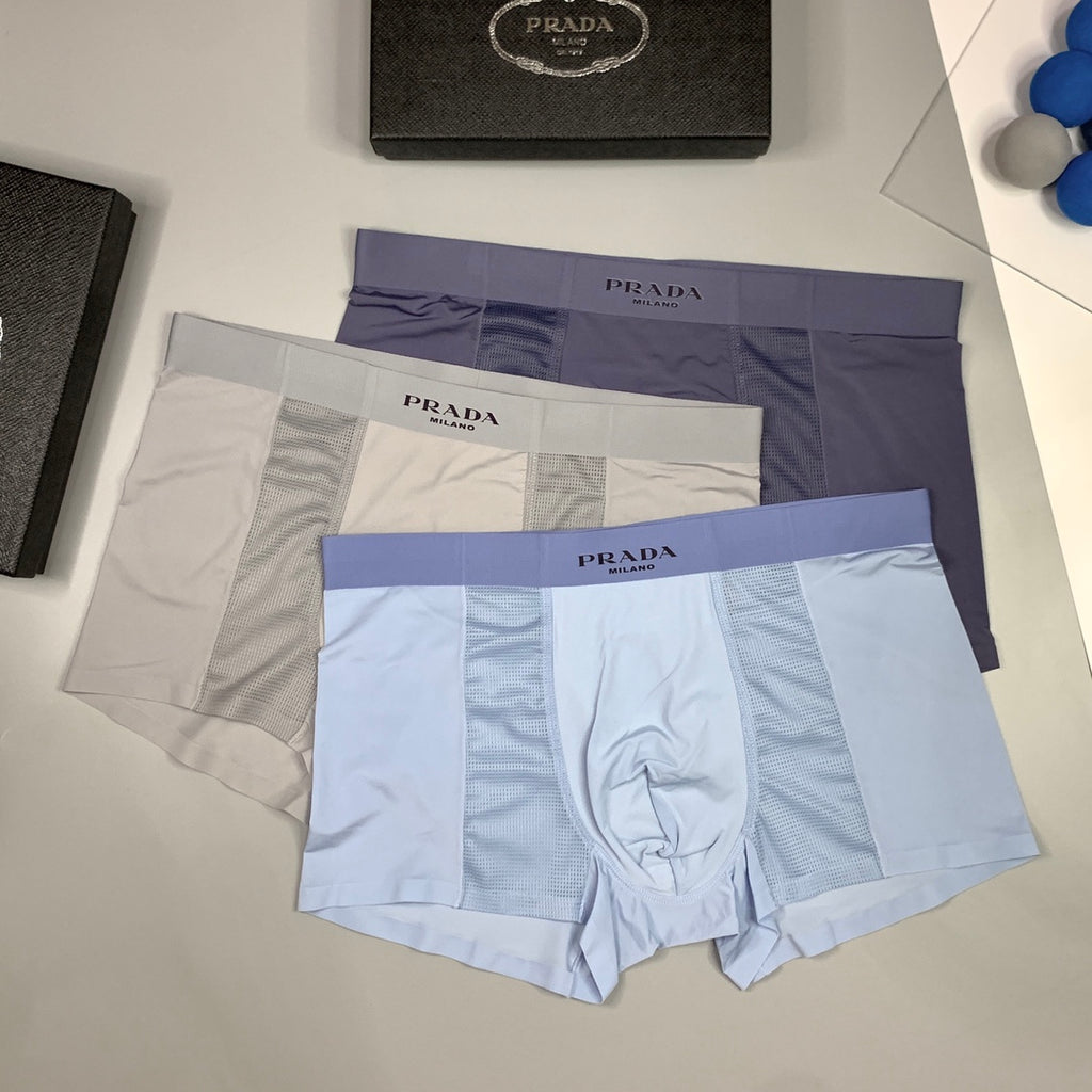 Prada color block waist boxer briefs - view 1