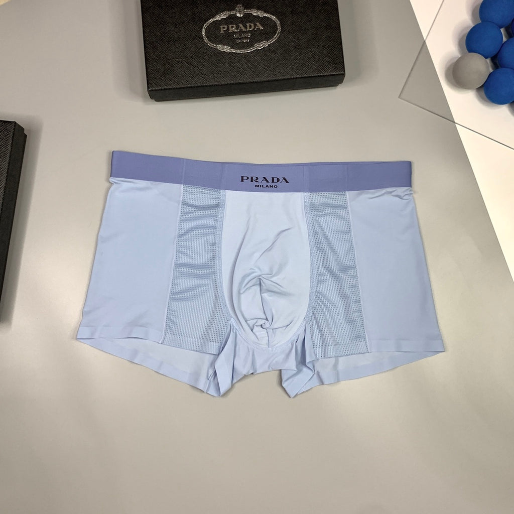 Prada color block waist boxer briefs - view 4