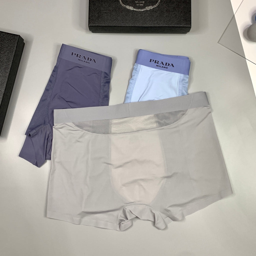 Prada color block waist boxer briefs - view 8