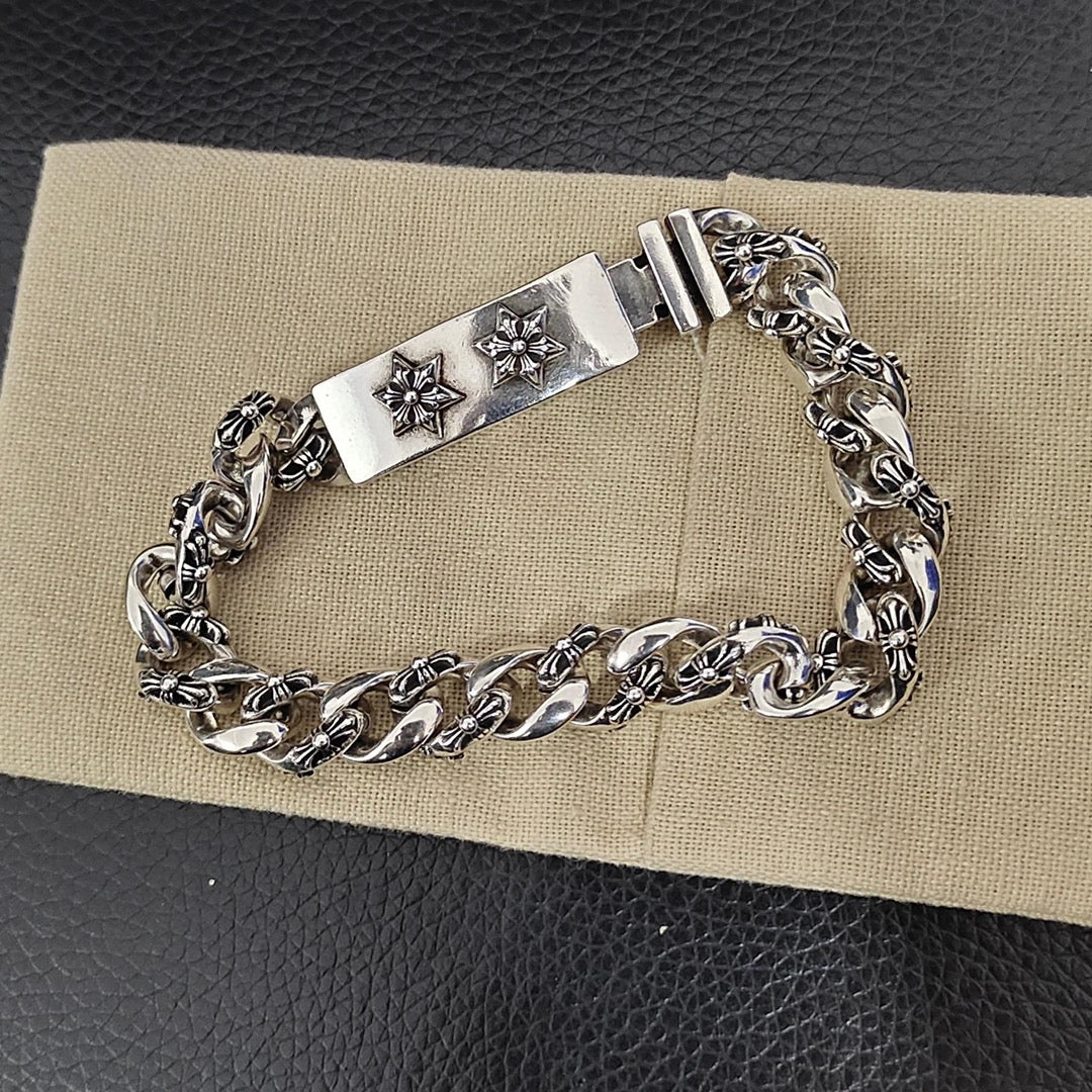 Chrome Hearts Half-Flower Plaque Bracelet - album image 3