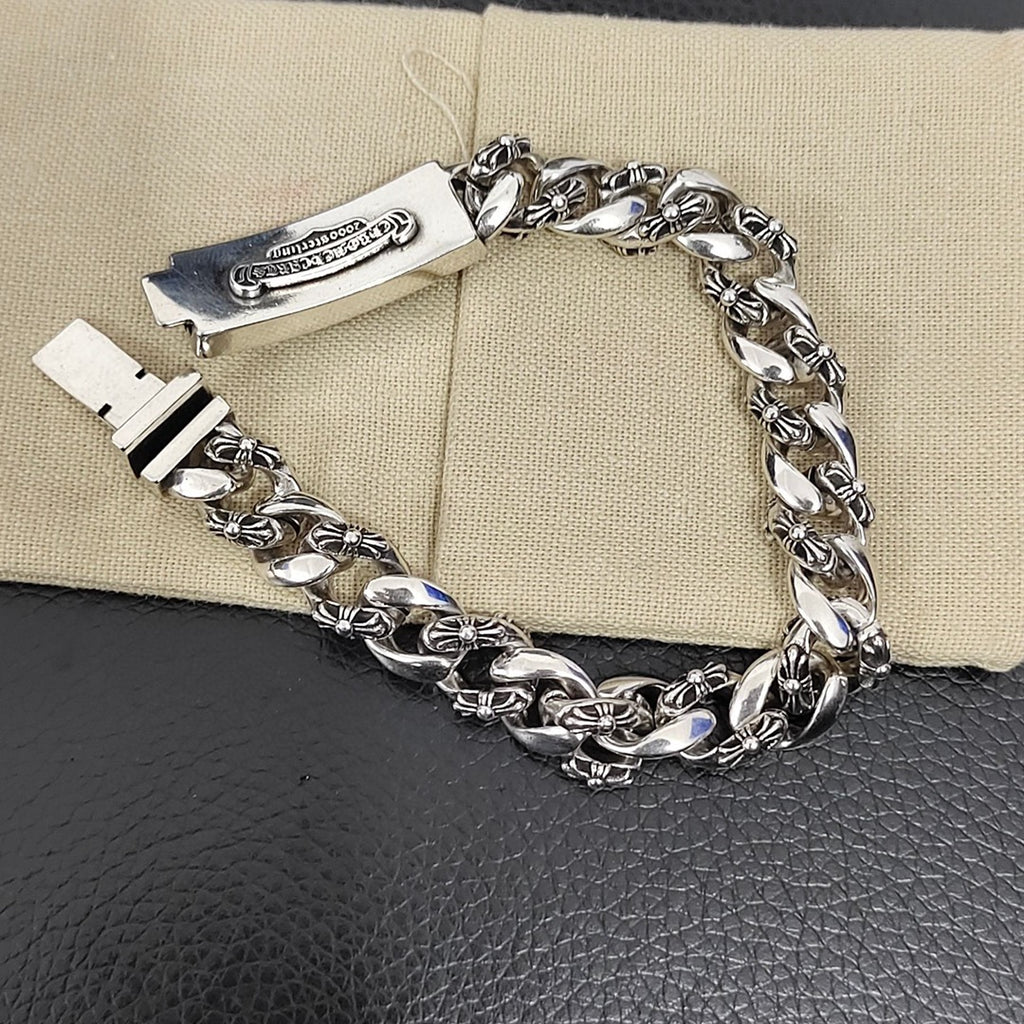 Chrome Hearts Half-Flower Plaque Bracelet - album image 6
