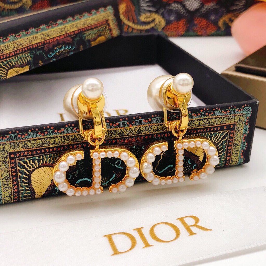 Dior Open Heart Pearl-Look Earrings - product image 7