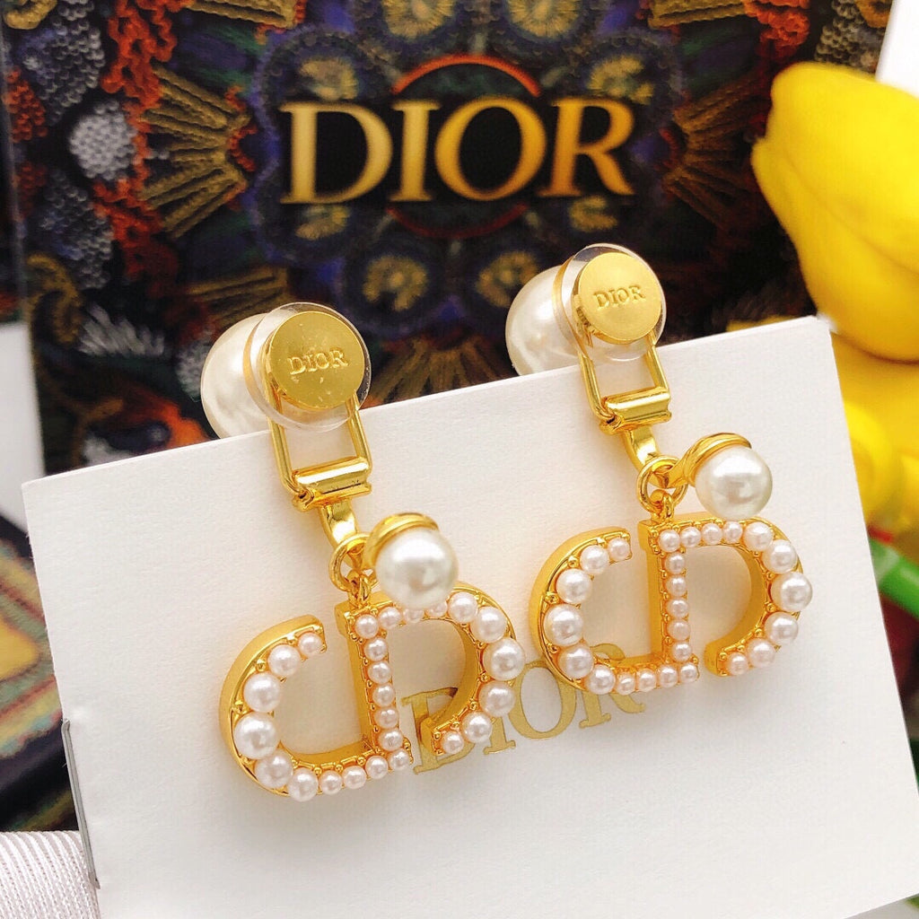 Dior Open Heart Pearl-Look Earrings - product image 9