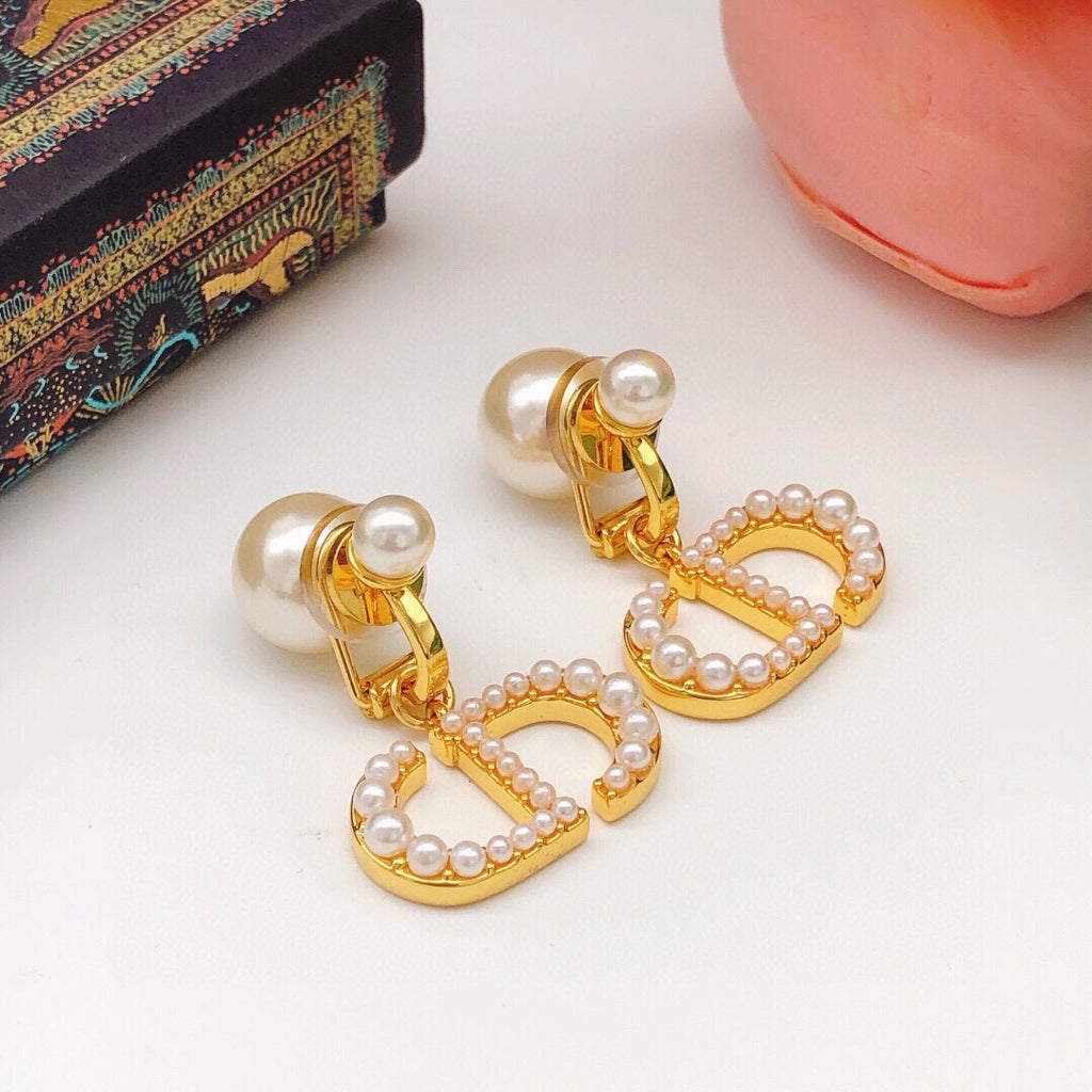 Dior Open Heart Pearl-Look Earrings - product image 5