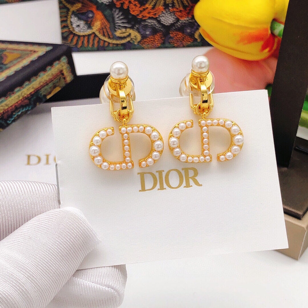 Dior Open Heart Pearl-Look Earrings - product image 6