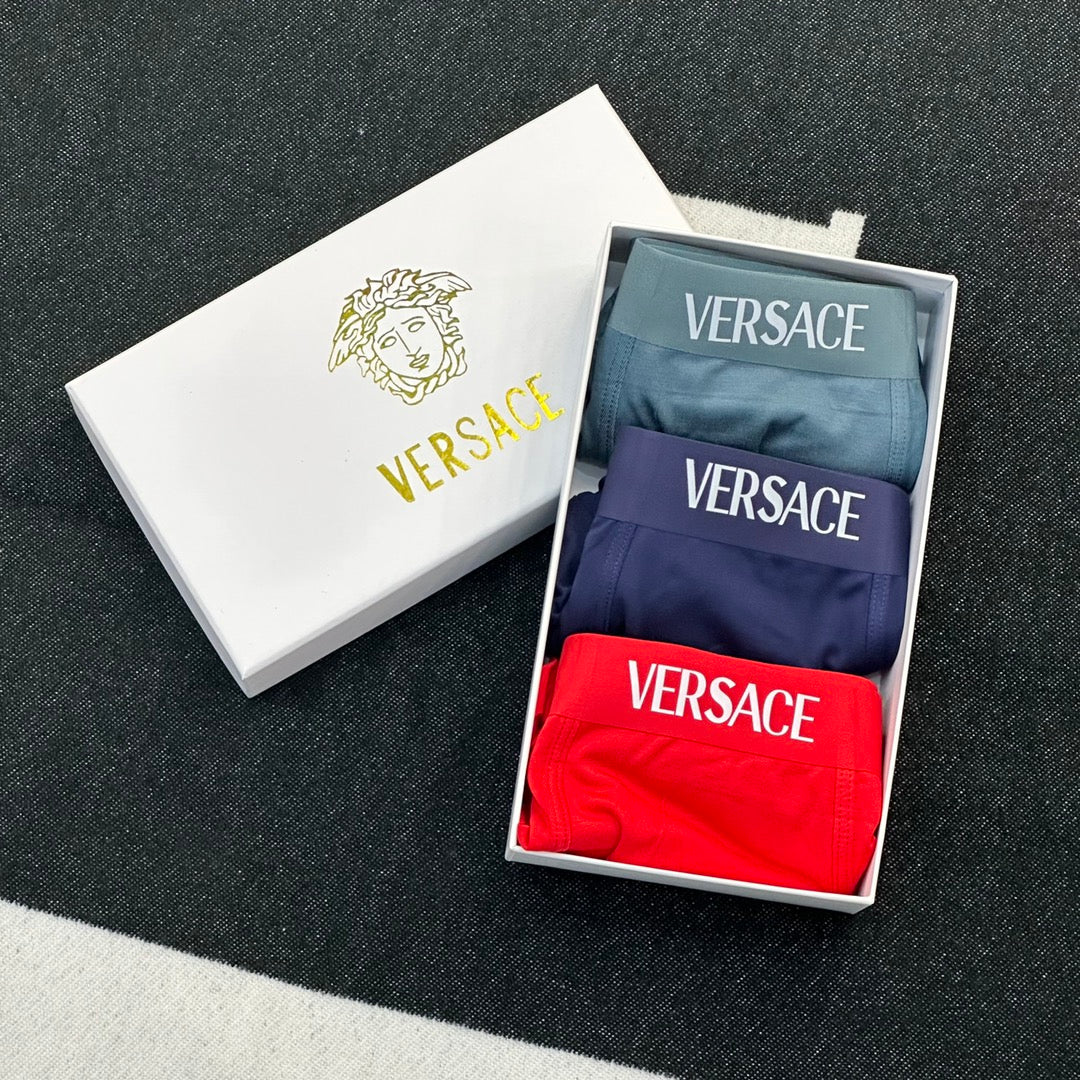 Versace white medusa wordmark boxer briefs - view 9