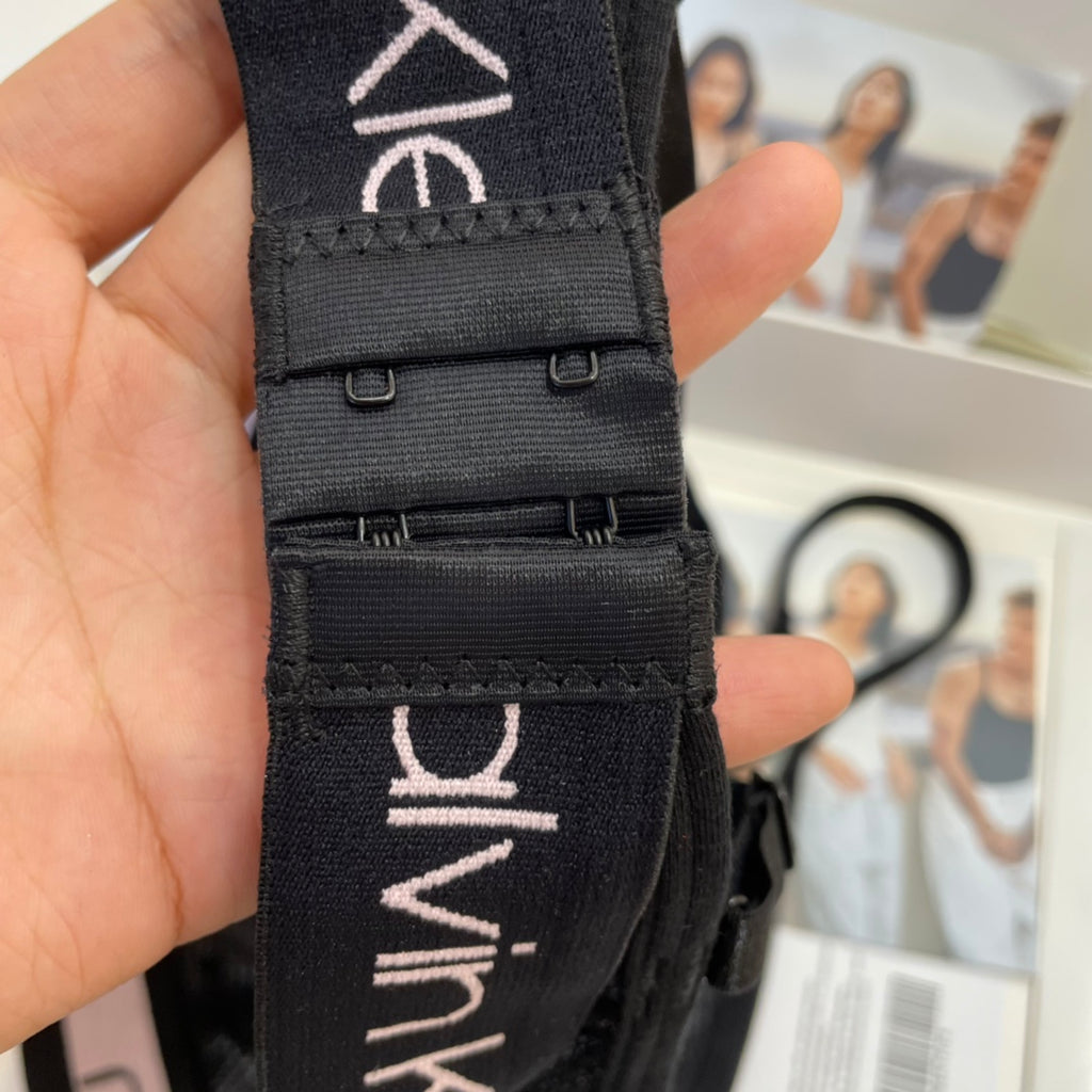 Calvin Klein Heart Pattern Triangle Bra with Logo Detail - image 15