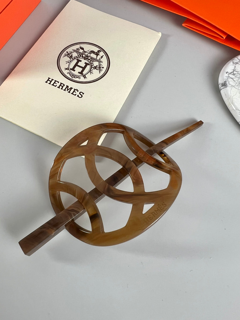 Hermès Gold-Tone H Disc Black-Cord Bracelet - album image 3