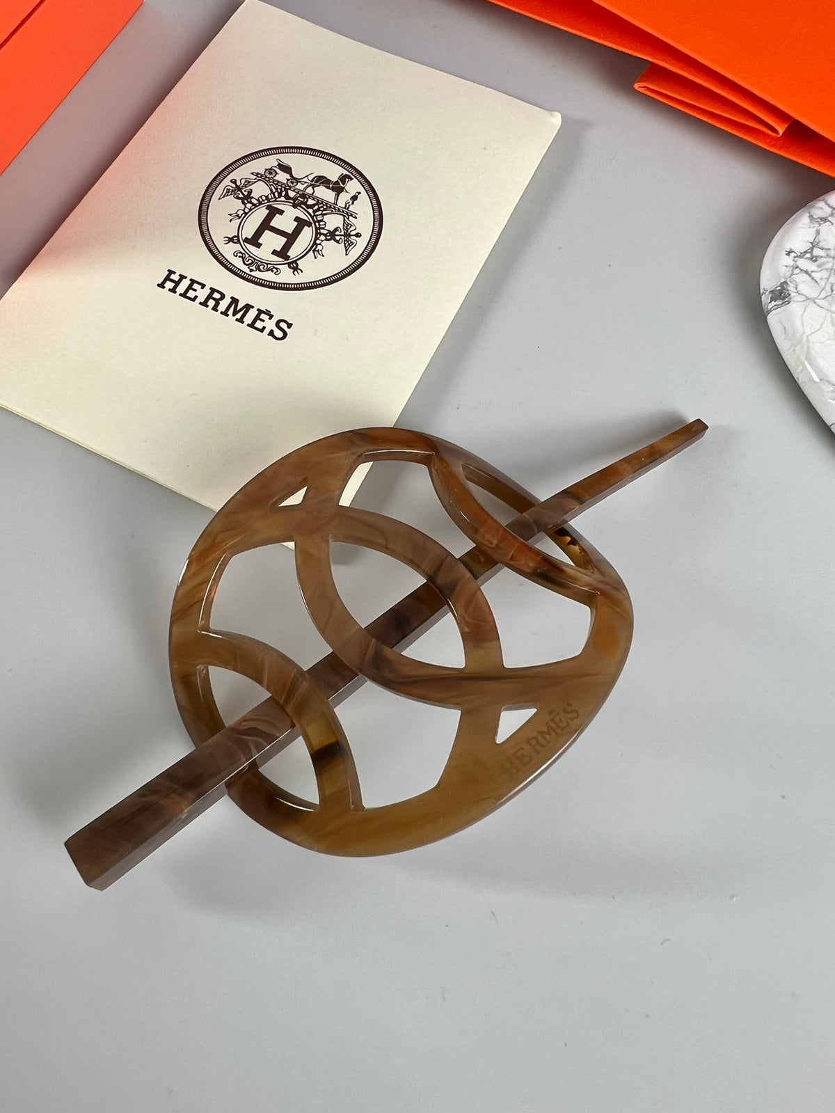 Hermès Gold-Tone H Disc Black-Cord Bracelet - album image 3
