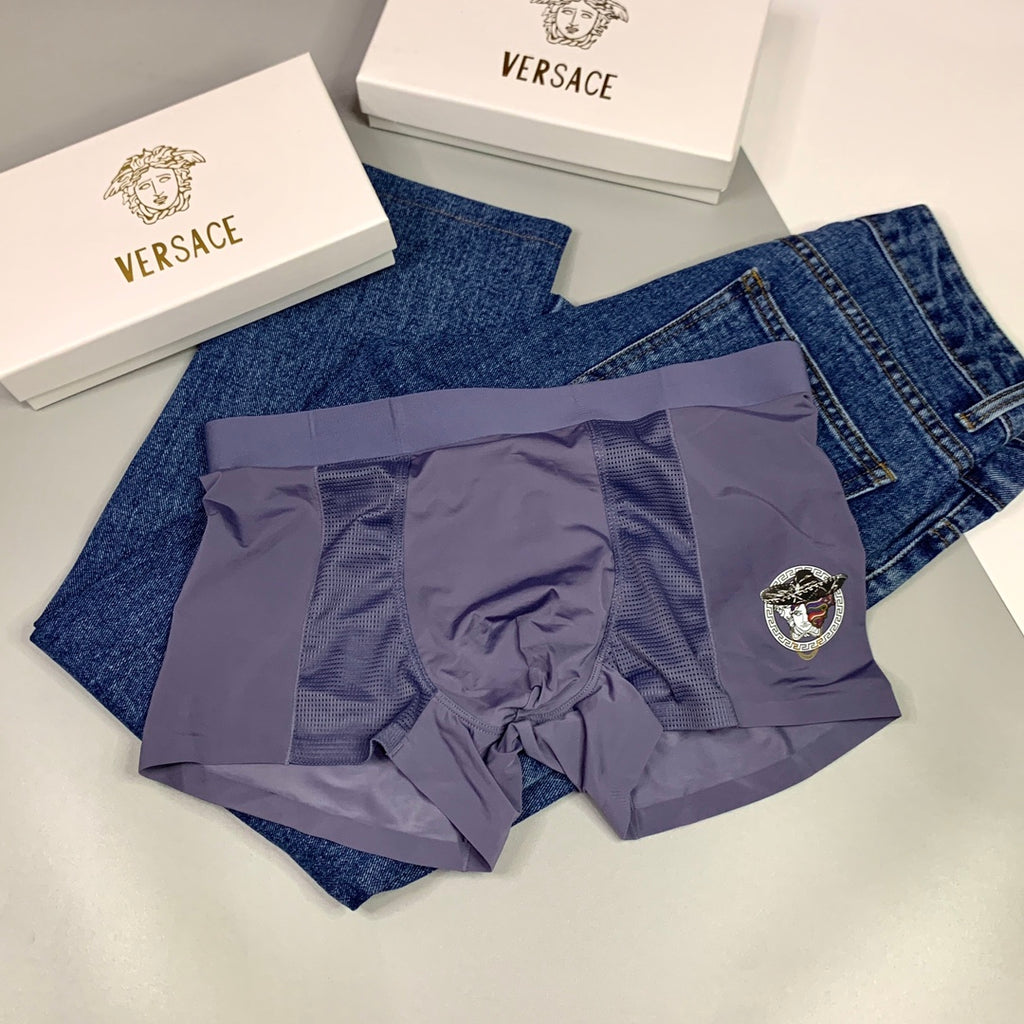 Versace small metallic medusa boxer briefs - view 3