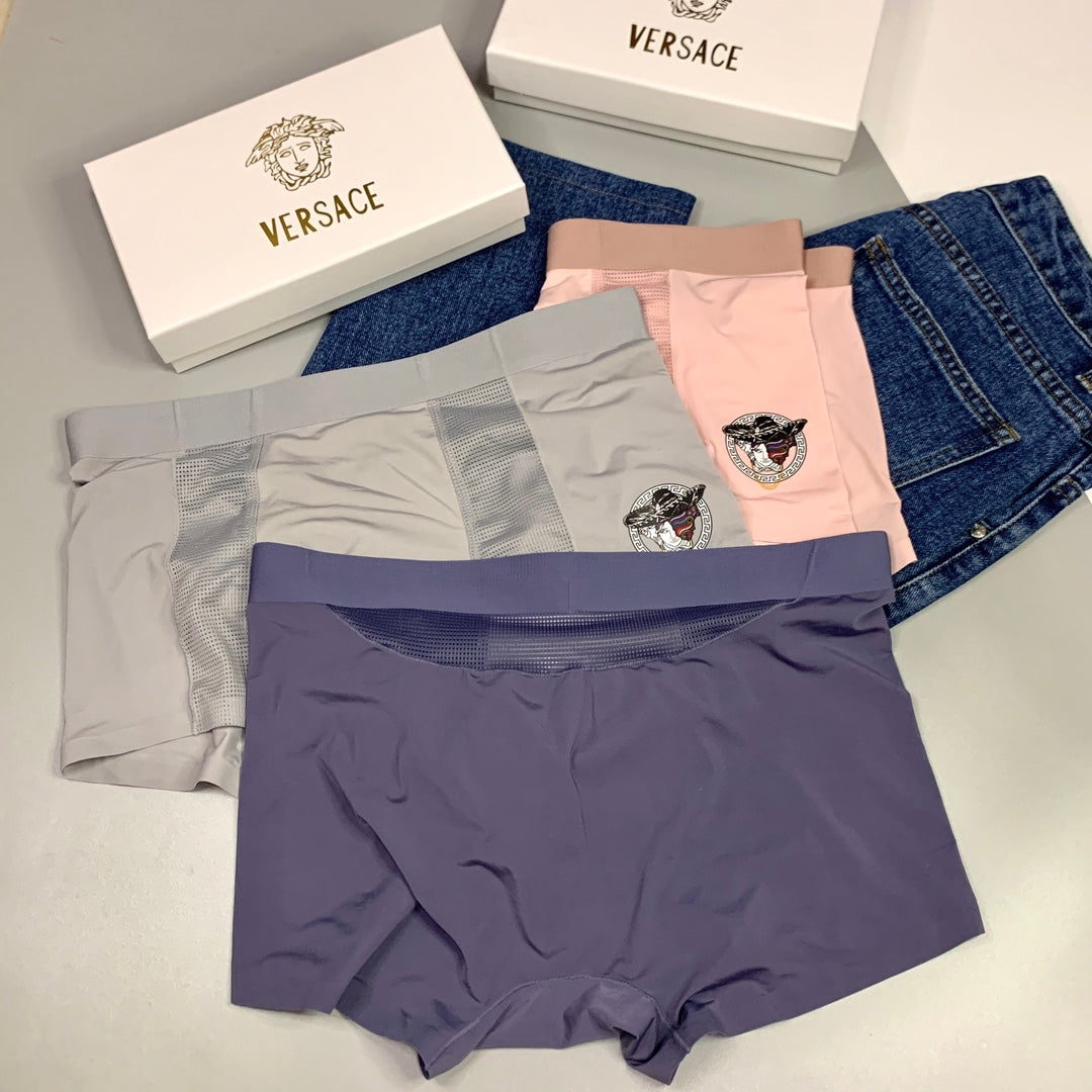 Versace small metallic medusa boxer briefs - view 9