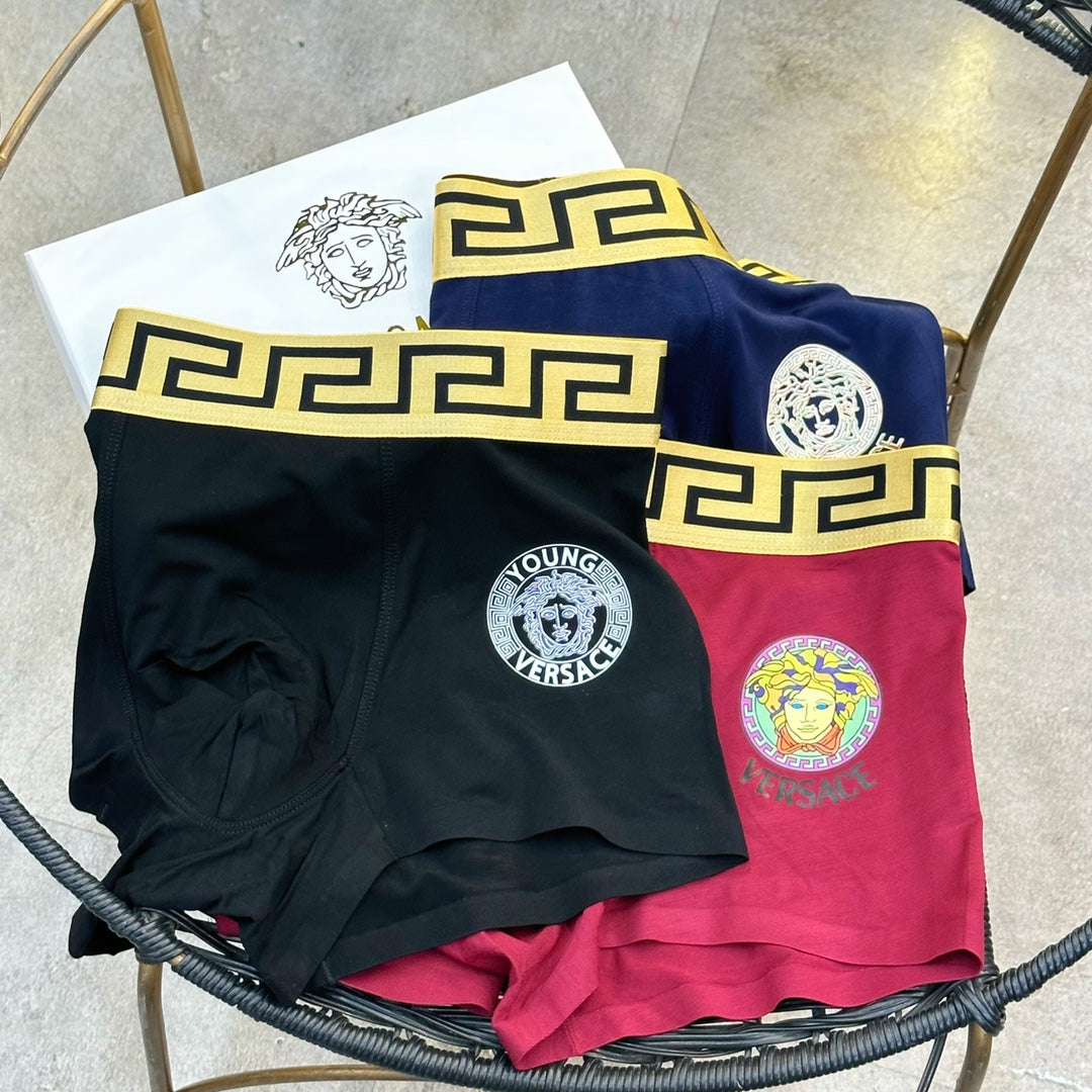 Versace bright medusa circle boxer briefs - view 3