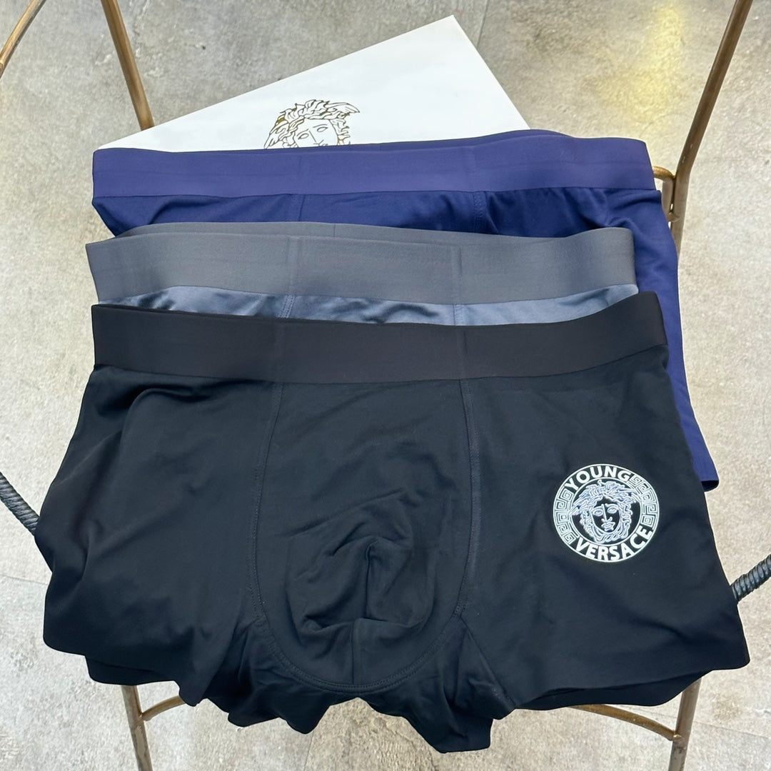 Versace white circle medusa boxer briefs - view 1