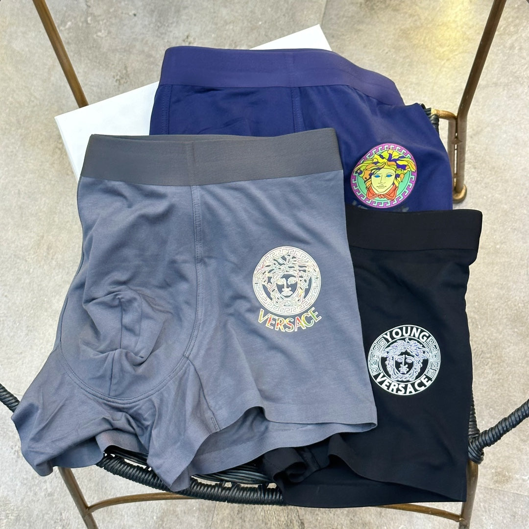 Versace white circle medusa boxer briefs - view 2