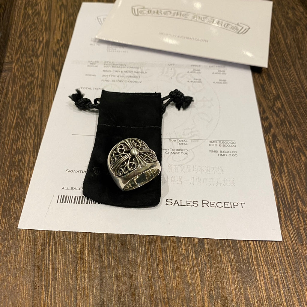 Chrome Hearts Oval Vine Relief Ring - album image 5