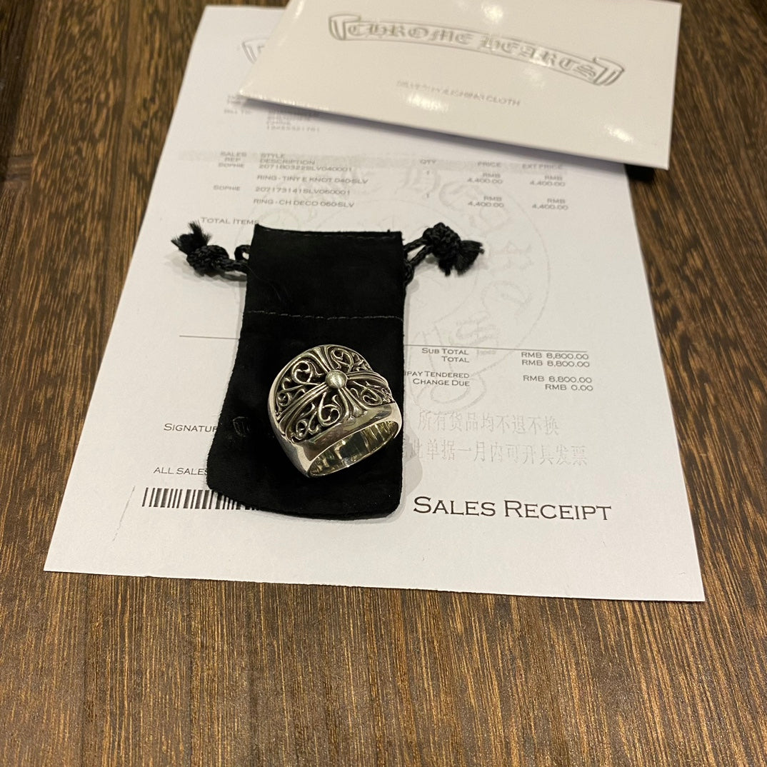 Chrome Hearts Oval Vine Relief Ring - album image 5