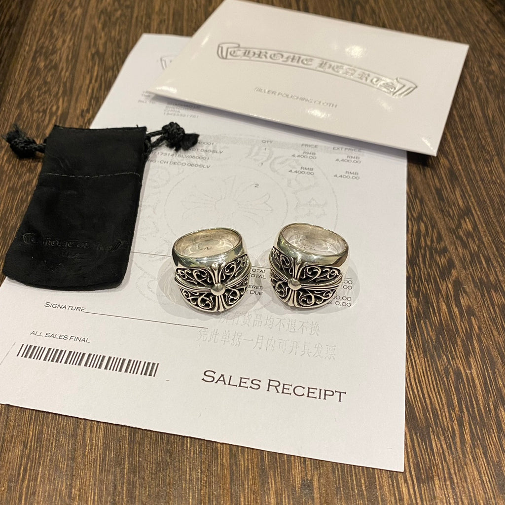 Chrome Hearts Oval Vine Relief Ring - album image 2