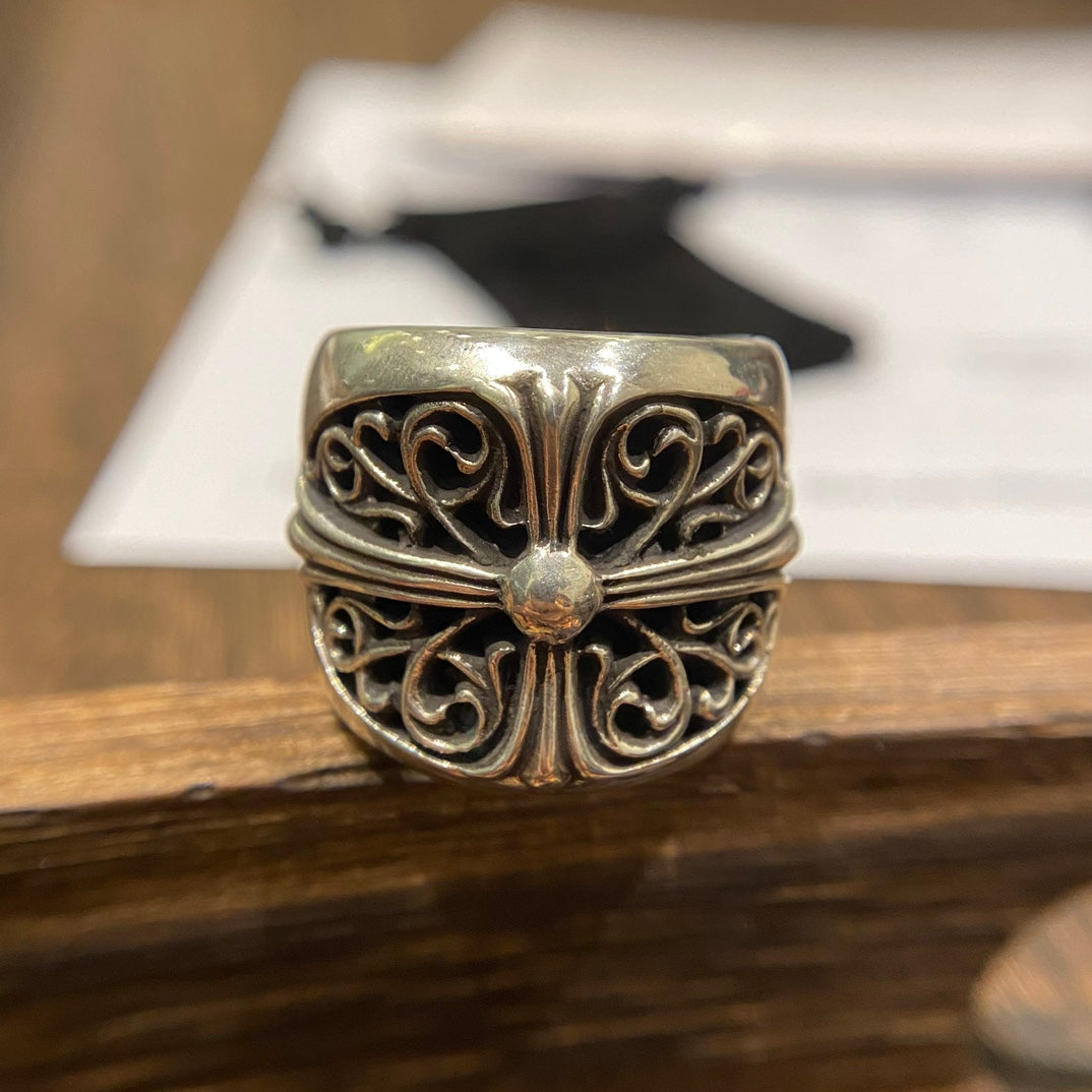 Chrome Hearts Oval Vine Relief Ring - album image 7